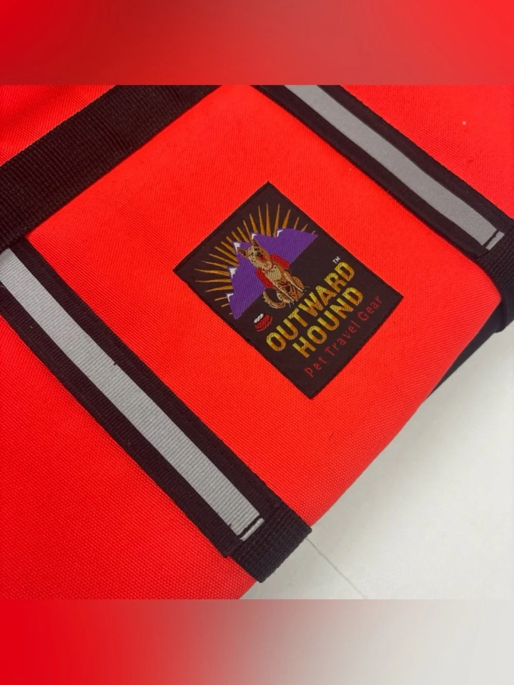 Outward Hound Dog Life Jacket XL Bright Orange Safety Swimming Adjusts Handle